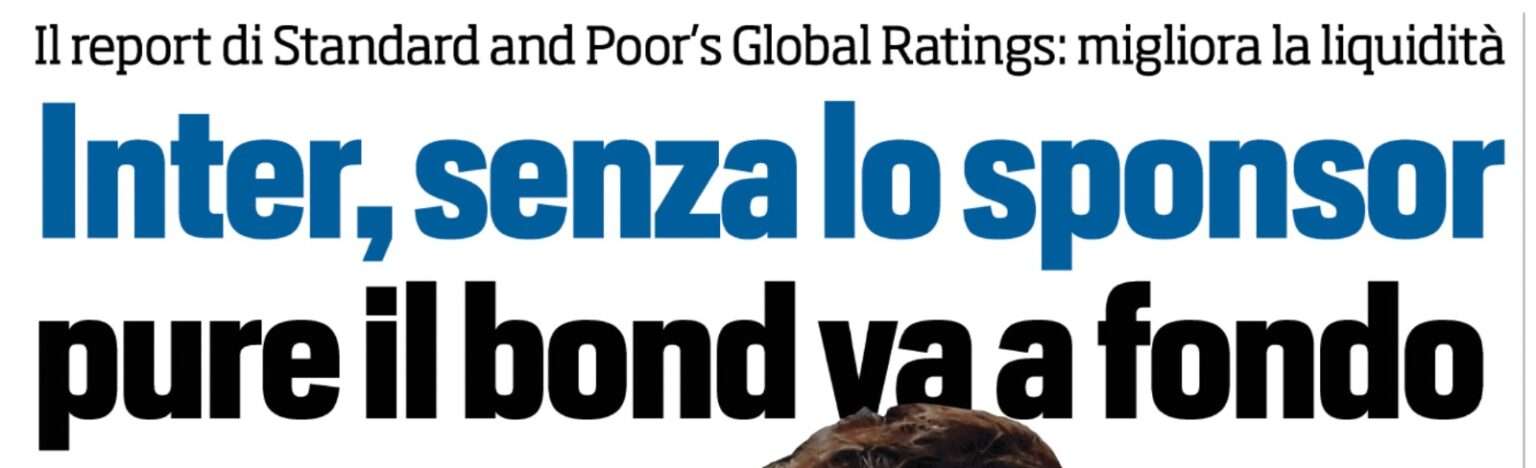 Inter, profondo rosso. Lo sponsor non rispetta l’accordo e il bond… Inter Sponsor Accordo