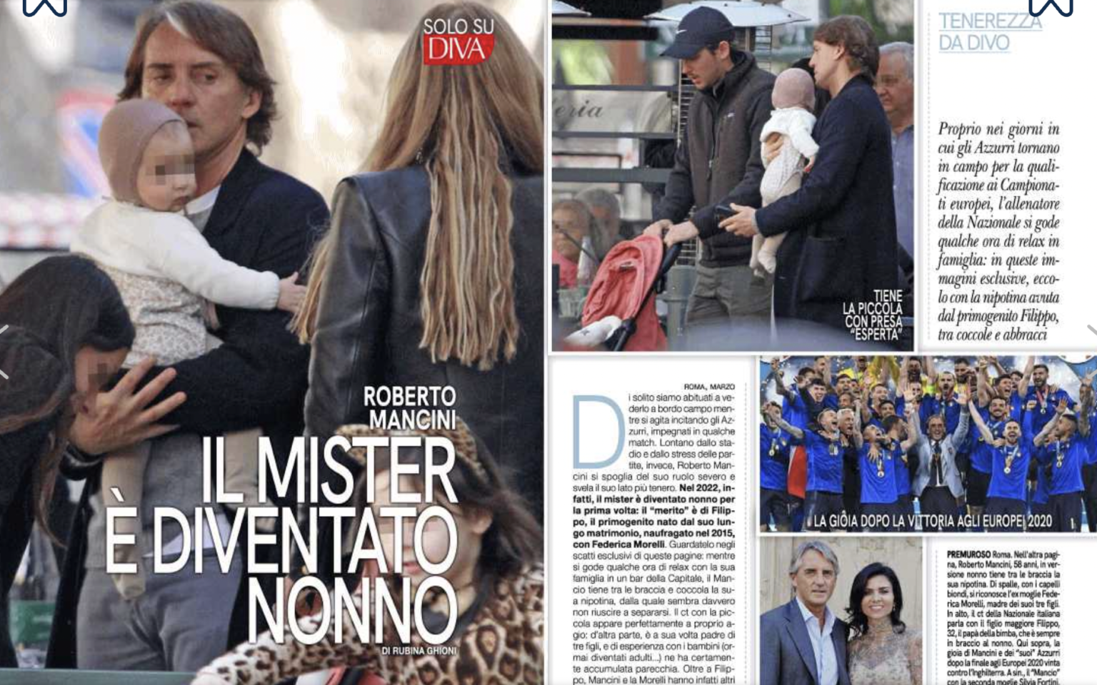 mancini nonno diva e donna