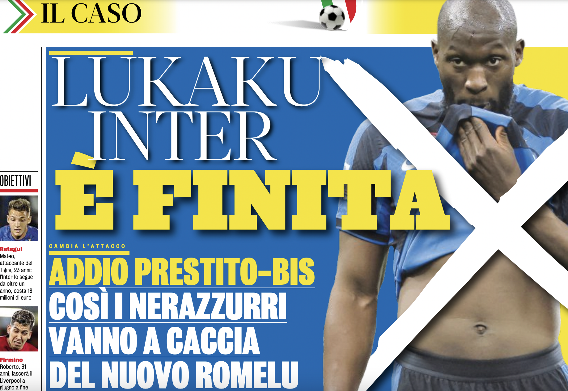 calciomercato inter lukaku