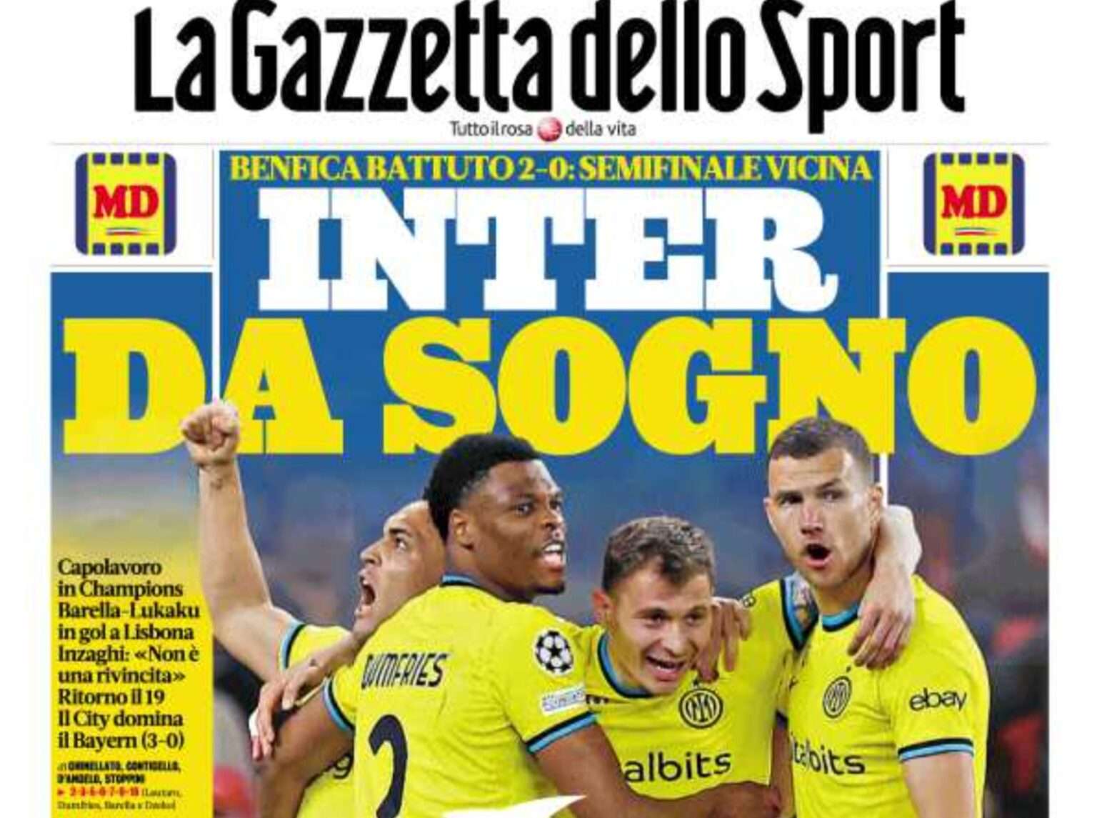 inter benfica inzaghi