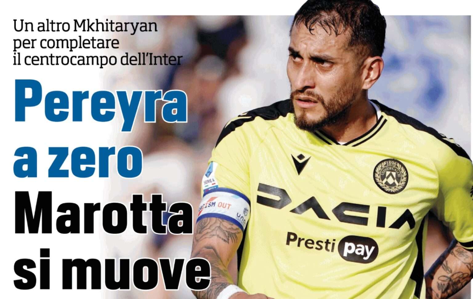 Calciomercato Inter Marotta Pereyra Mhkitaryan