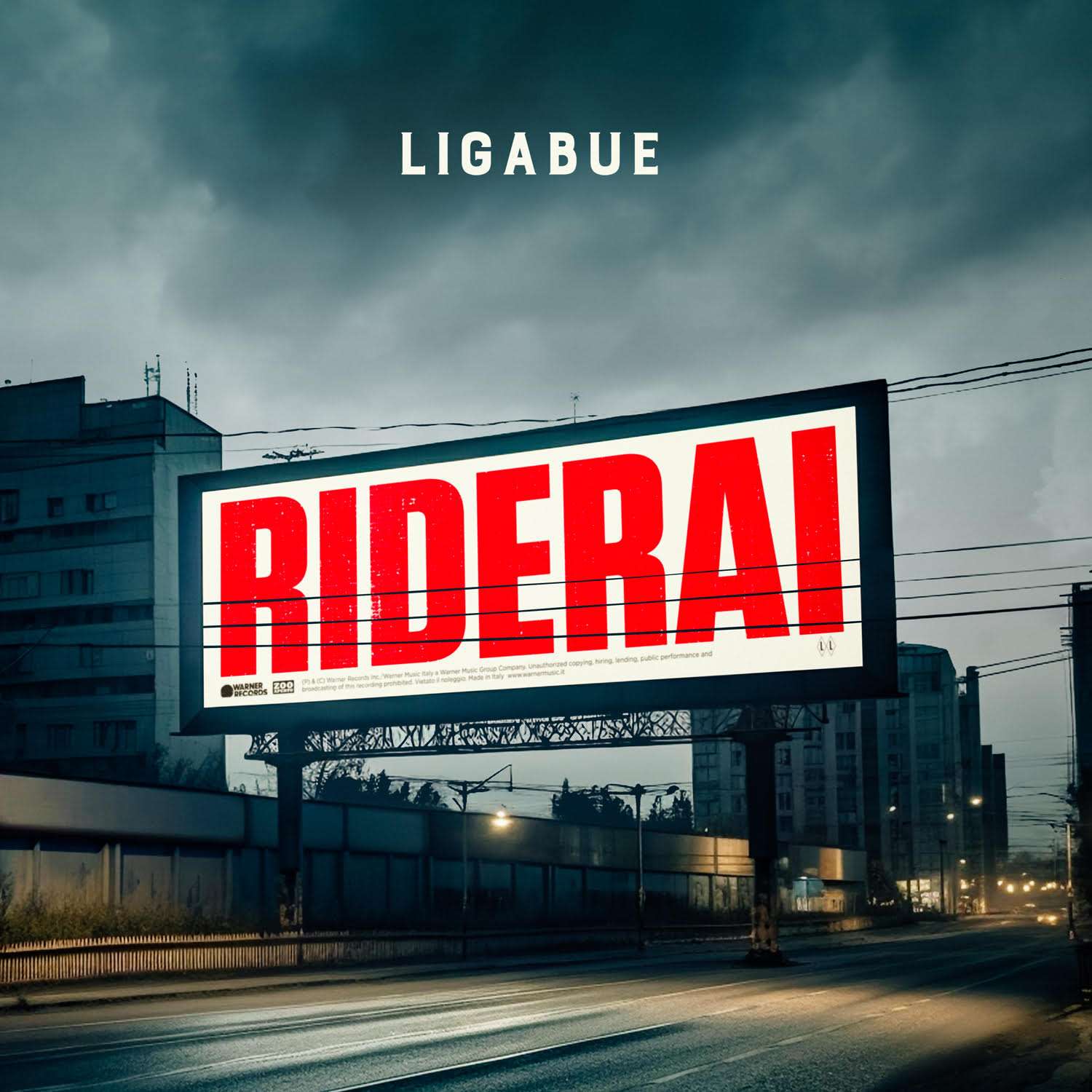 Luciano Ligabue Milano singolo Riderai