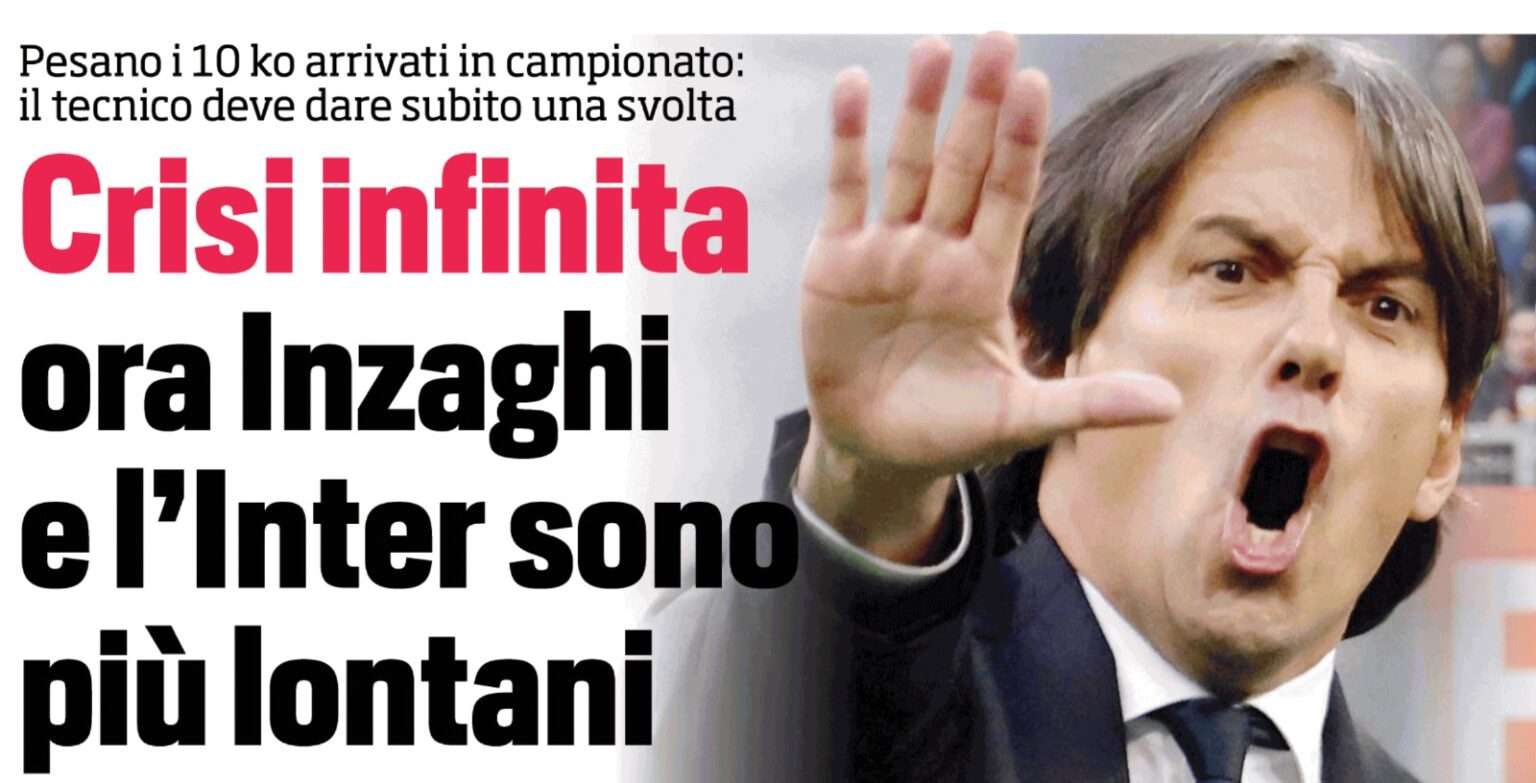 crisi inter inzaghi