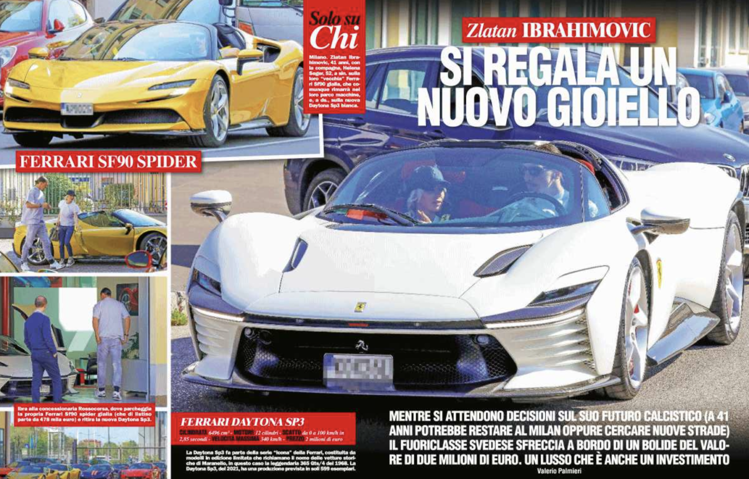 Euroderby, Zlatan Ibrahimovic viaggia in Ferrari. Ma solo lui… Milan Zlatan Ibrahimovic euroderby