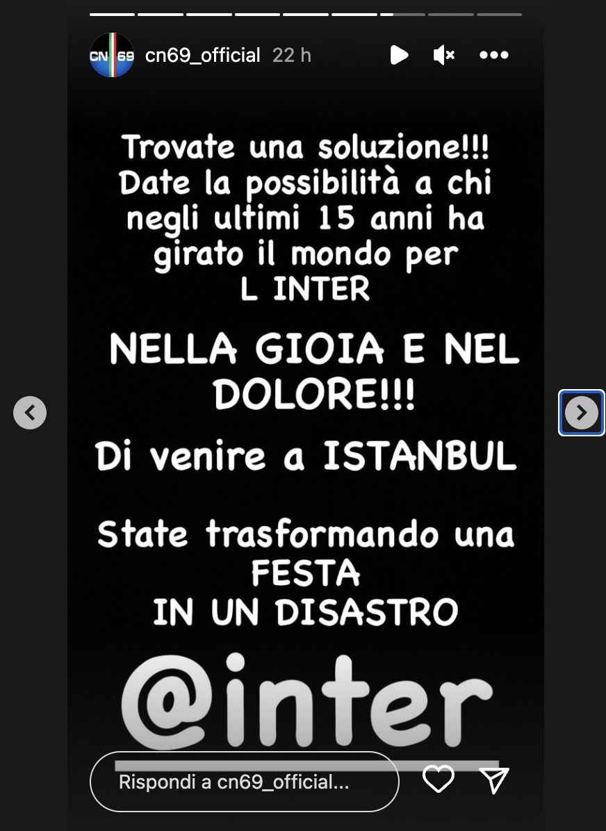 curva nord milano istanbul inter finale biglietti