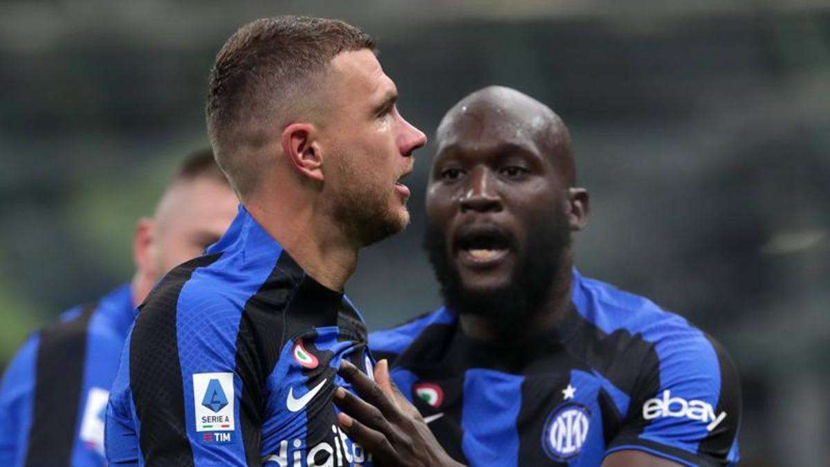 Inter Inzaghi Dzeko Lukaku