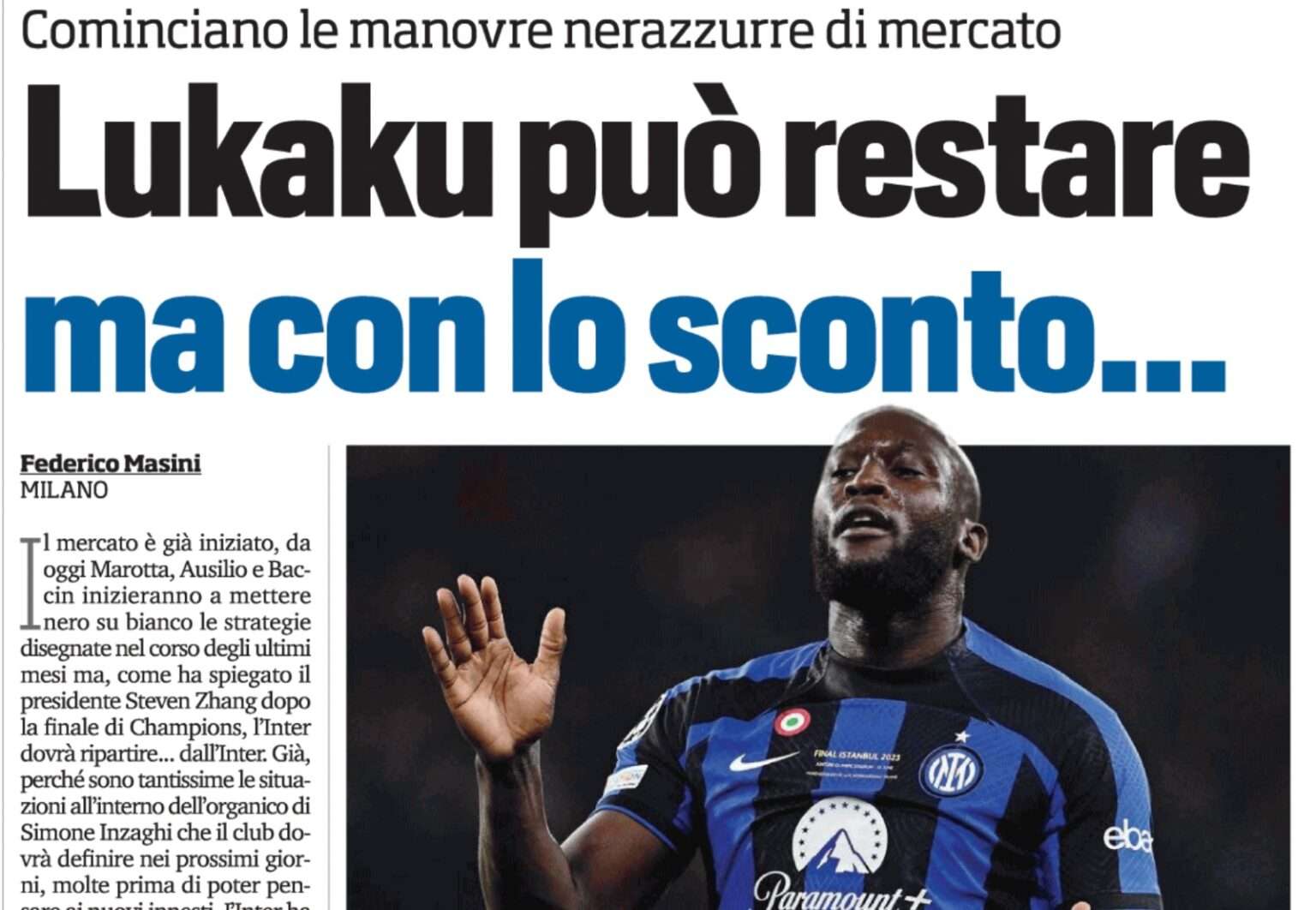 Calciomercato Inter, il club vuole tenere Lukaku, ma non a queste cifre. La situazione Calciomercato Inter Lukaku
