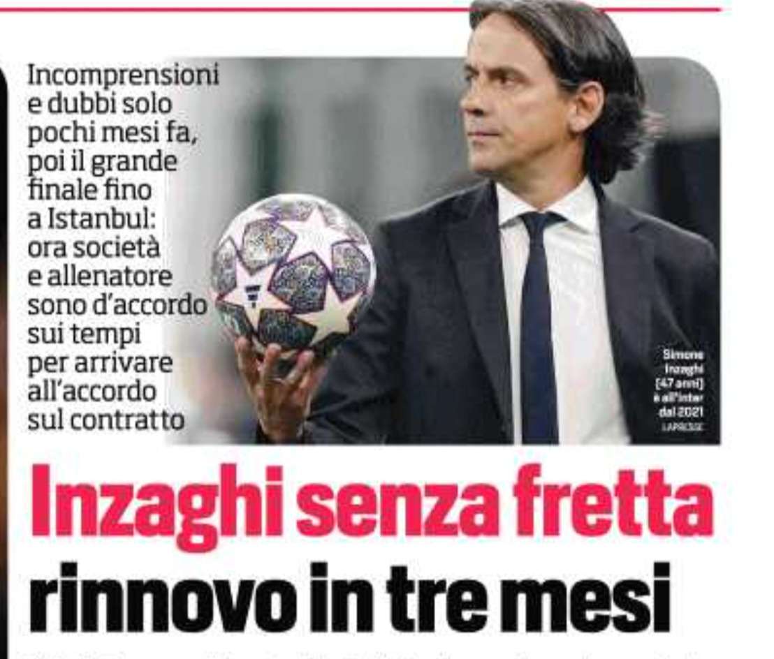 Calciomercato Inter, il rinnovo di Inzaghi? Forse a settembre. Il motivo calciomercato inter inzaghi rinnovo