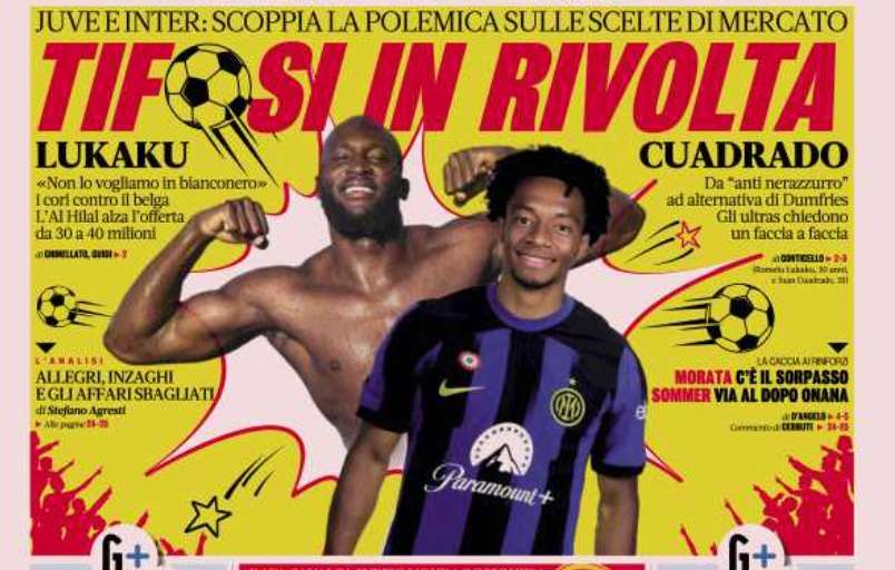 Calciomercato inter lukaku cuadrado