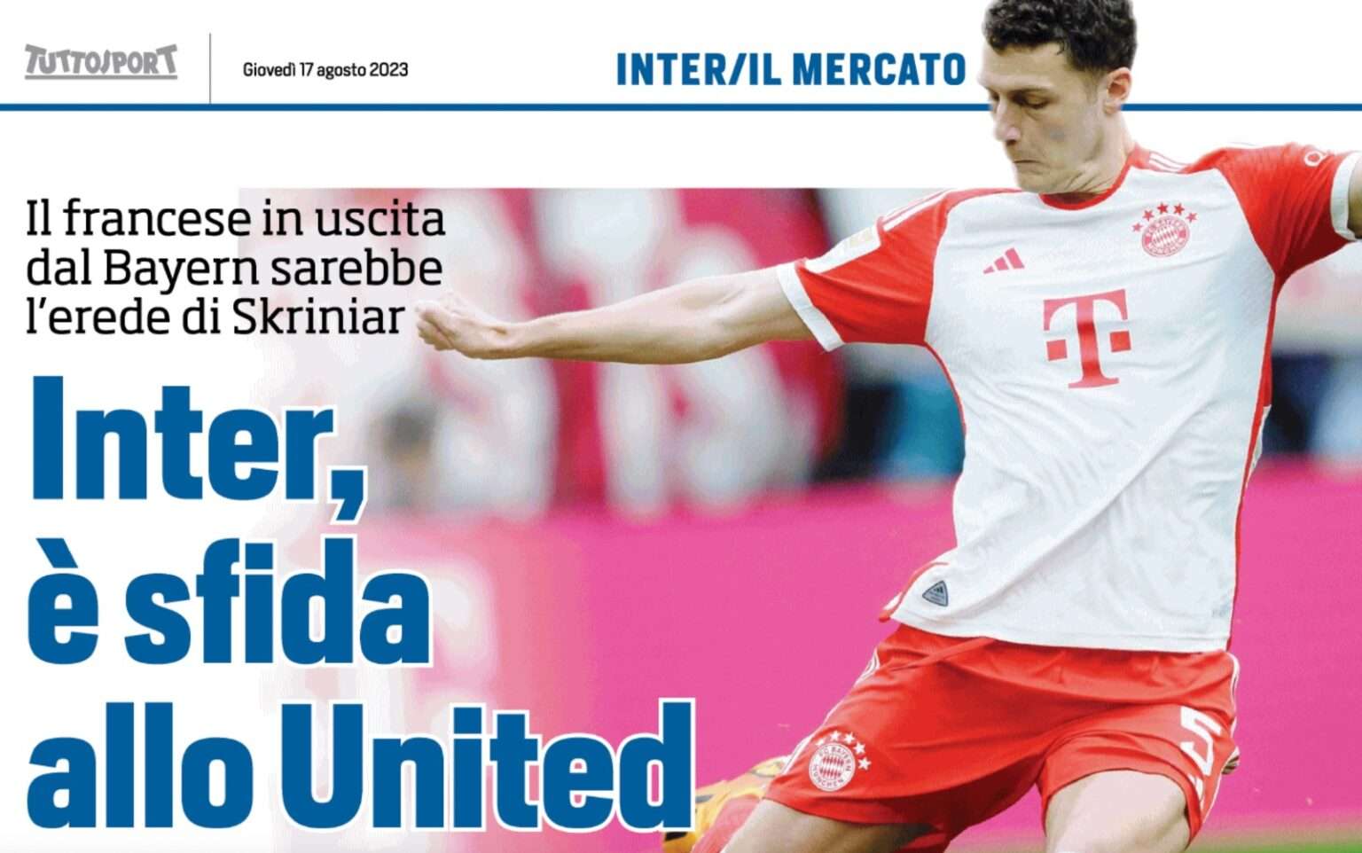 calciomercato inter tuttosport pavard