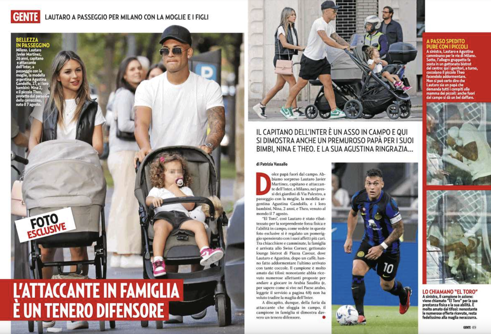 Inter Lautaro Martinez papà