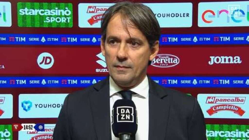 Torino-Inter, Simone Inzaghi: Barella? L’ho tolto solo per un motivo…