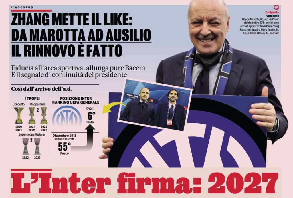 inter zhang marotta rinnovi
