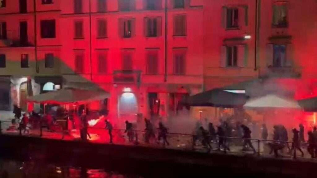milan psg scontri tifosi