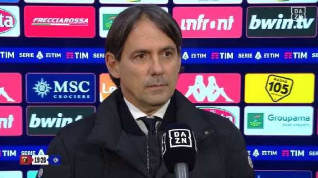 Genoa-Inter, Simone Inzaghi: sul goal di Dragusin dovevamo essere più attenti Genoa Inter Simone Inzaghi