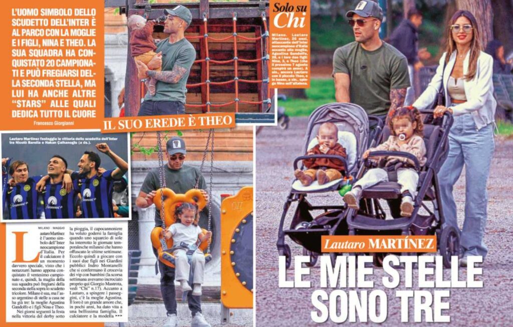 Inter Lautaro Martinez famiglia