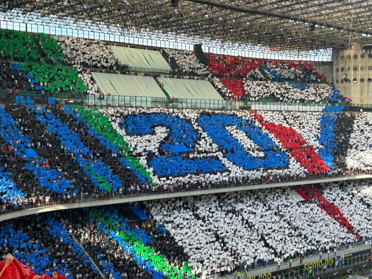 San Siro Inter Lazio Coreografia curva nord ivan luraschi striscione