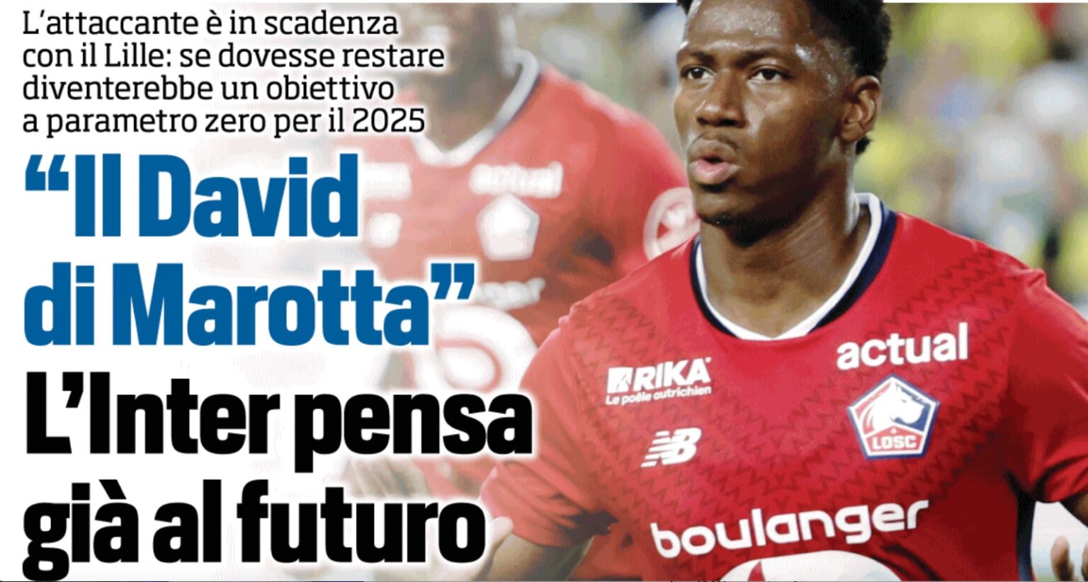 Calciomercato Inter, Marotta pensa al futuro: Jonathan David a parametro zero. La strategia