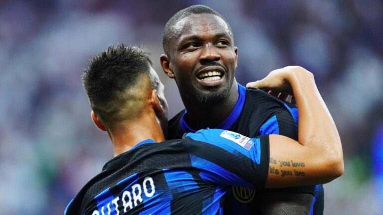 Inter, pace fatta tra Lautaro e Thuram Inzaghi Inter Atalanta Pavard
