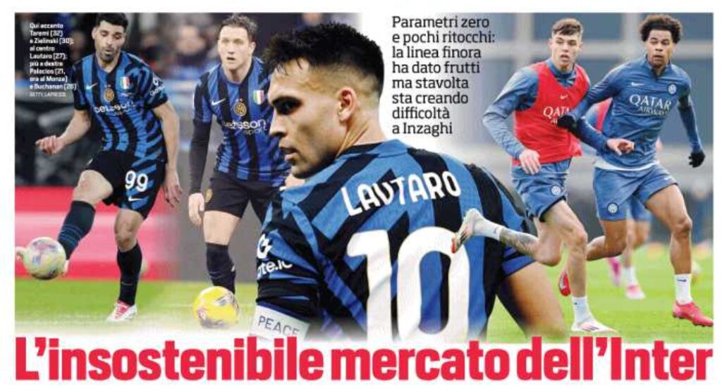 calciomercato inter corriere dello sport