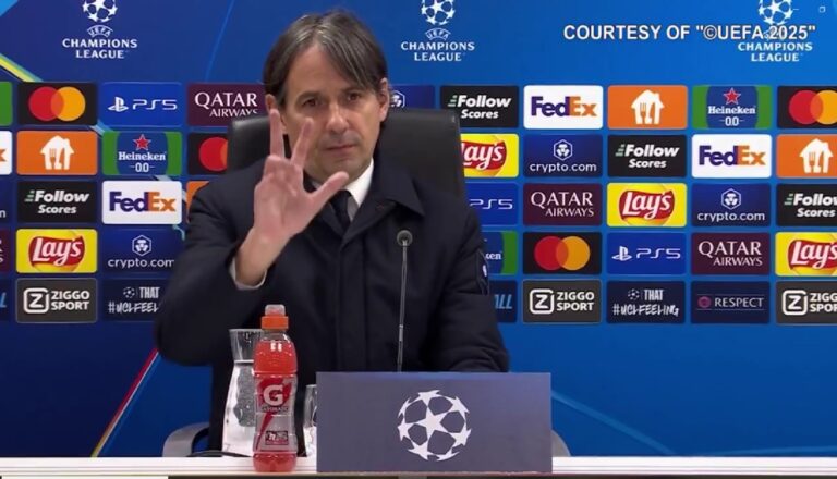 VIDEO – Inter, Simone Inzaghi: puntiamo al double? No, al triplete inter inzaghi triplete