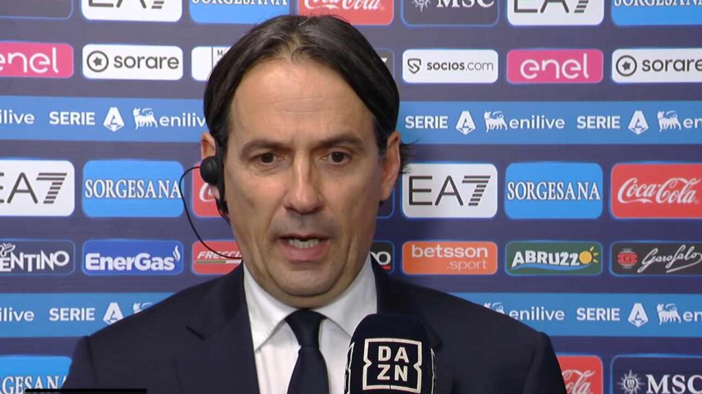 Napoli-Inter, Simone Inzaghi: confusione dopo il cambio di Dimarco? Vi spiego cosa è successo… Napoli Inter Inzaghi Dimarco