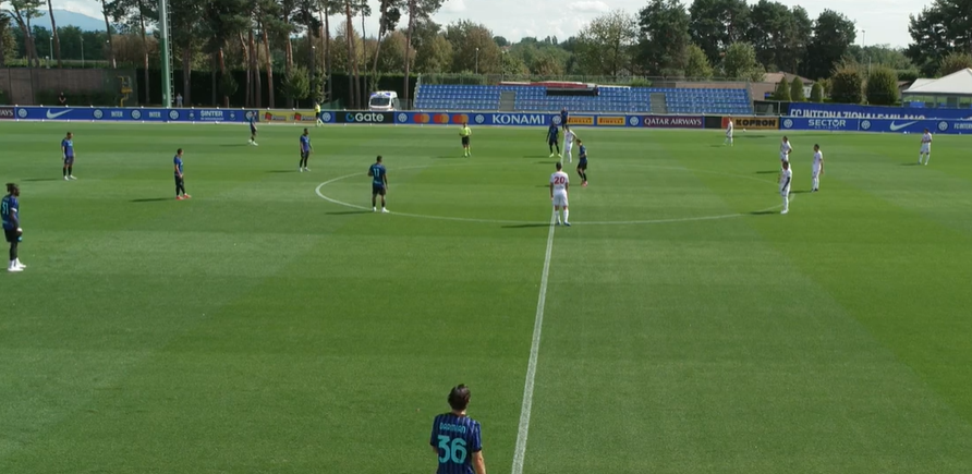 Inter, ok l'amichevole per 3-1 contro il Padova - Foto tratta da video su sito ufficiale Inter.it