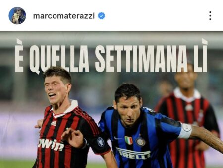 Verso Milan-Inter: Materazzi suona la carica: “È quella settimana lì”