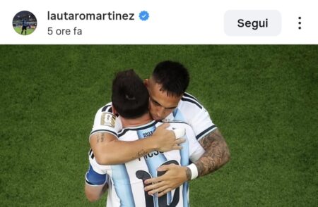 Inter, sui social: Lautaro abbraccia Messi e Thuram s’ingelosisce