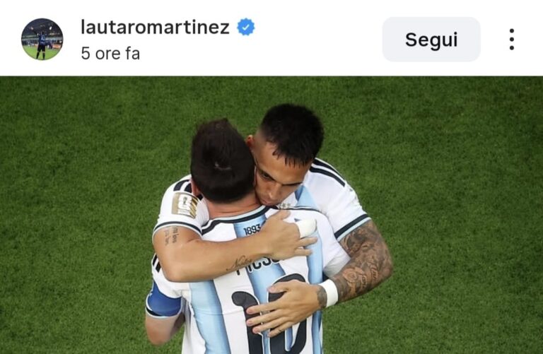 Inter, sui social: Lautaro abbraccia Messi e Thuram s’ingelosisce